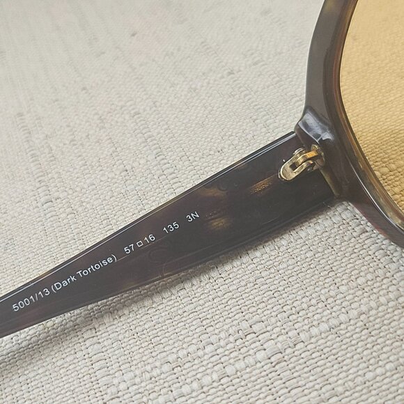 Coach Women Sunglasses Yellow Tone Lenses HC8010 PAYTON Dark Tortoise Eye Wear